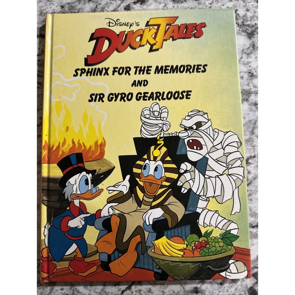 Disney Duck Tales Sphinx‎ For The Memories, Sir Gyro Gearloose Hardcover Book